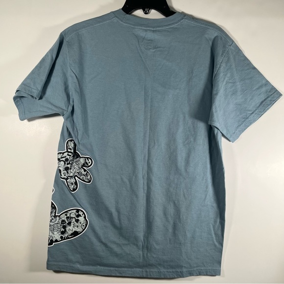Disneyland Walt Disney Mickey Mouse Hanes Blue Short Sleeve T Shirt size Medium - Picture 4 of 8
